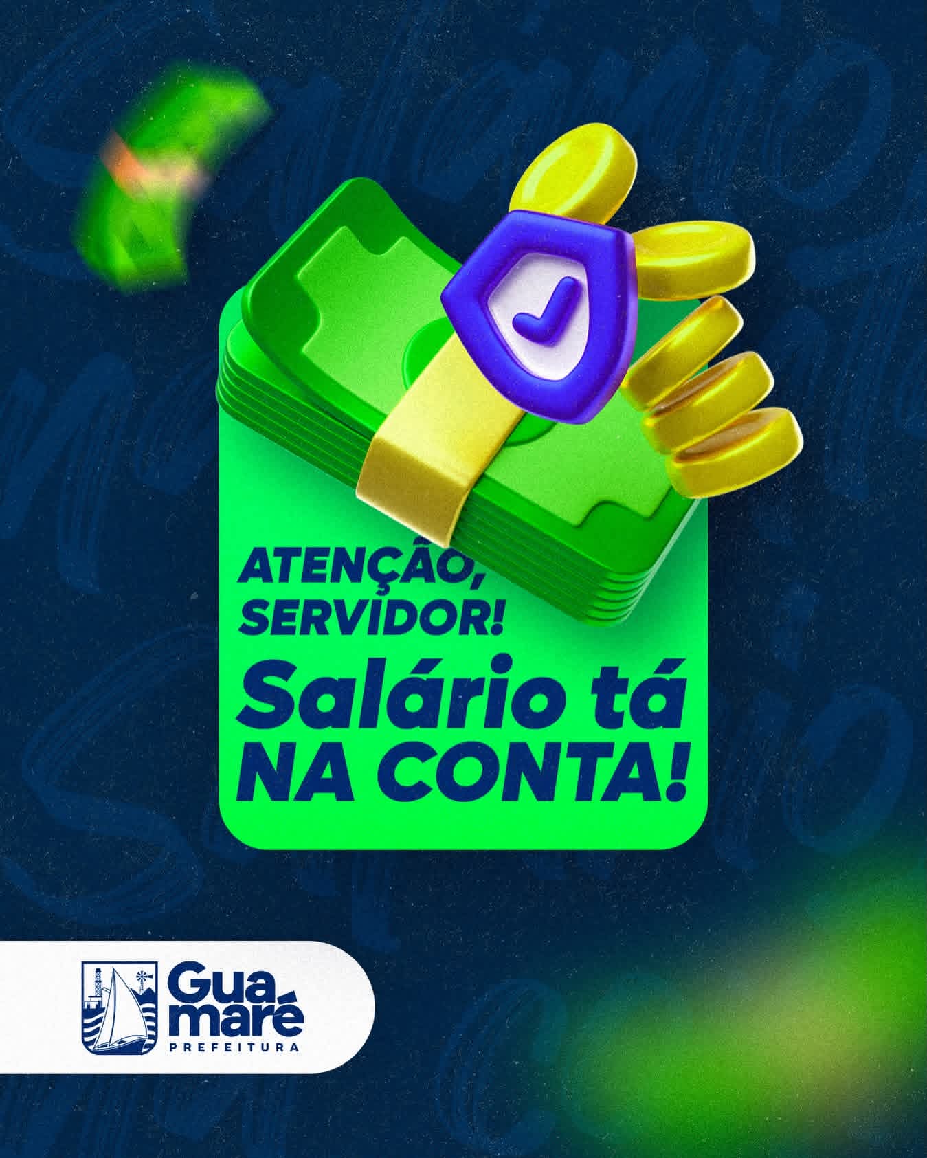 Sextou com salário na conta 💰✨✅ Aqui tem compromisso com o servidor!