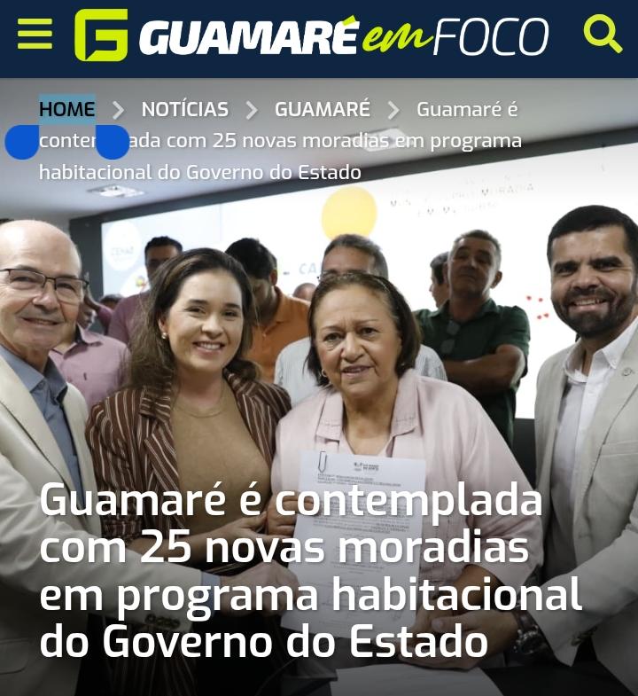 GUAMARÉ COMPLETADA  COM 25 NOVAS MORADIAS EM PROGRAMA HABITACIONAL DO GOVENO DO ESTADO