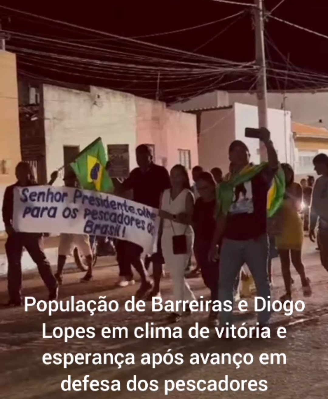 População de Barreiras e Diogo Lopes em clima de vitória e esperança após avanço em defesa dos pescadores