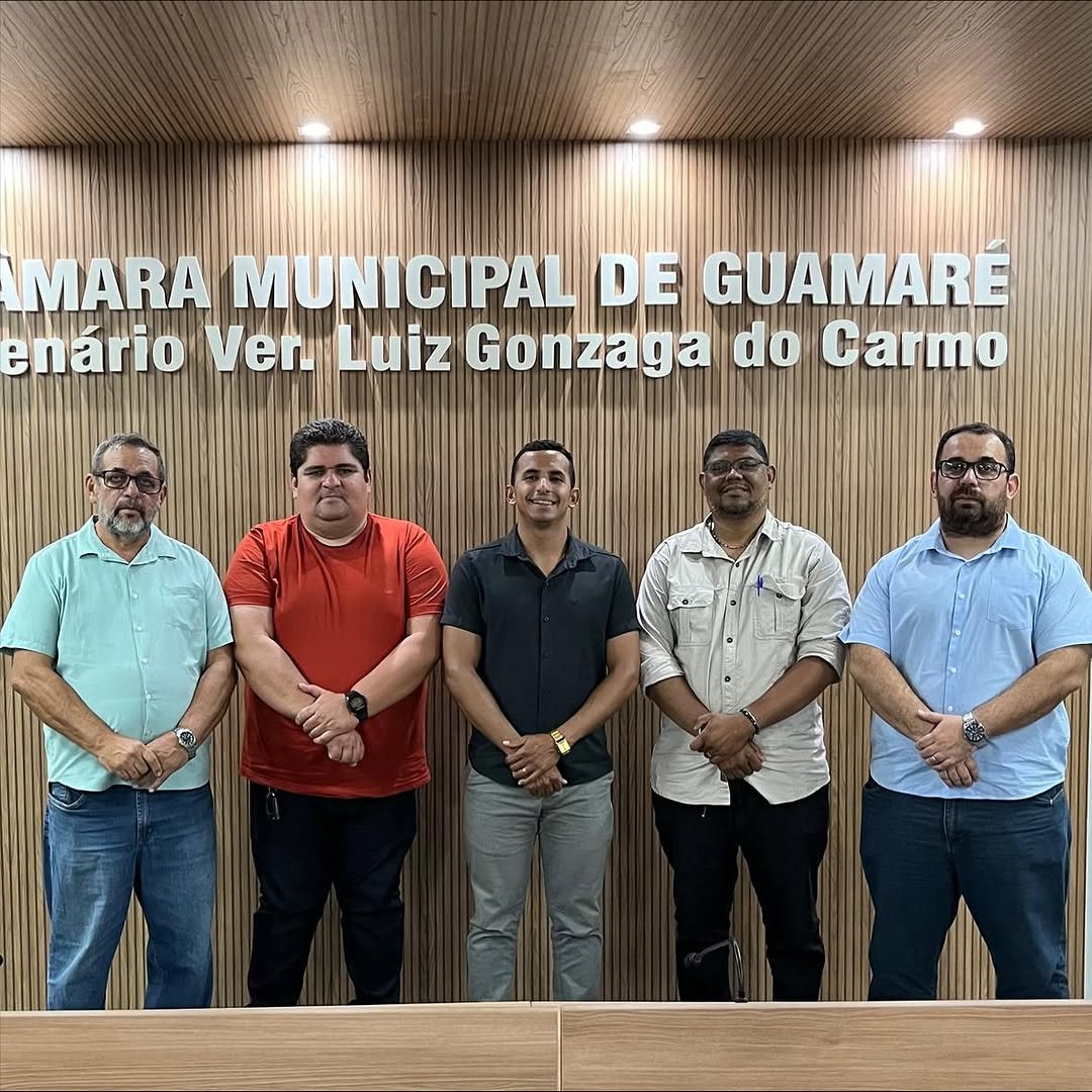 Câmara municipal de Guamaré Recebemos Vereadores da cidade de senador*