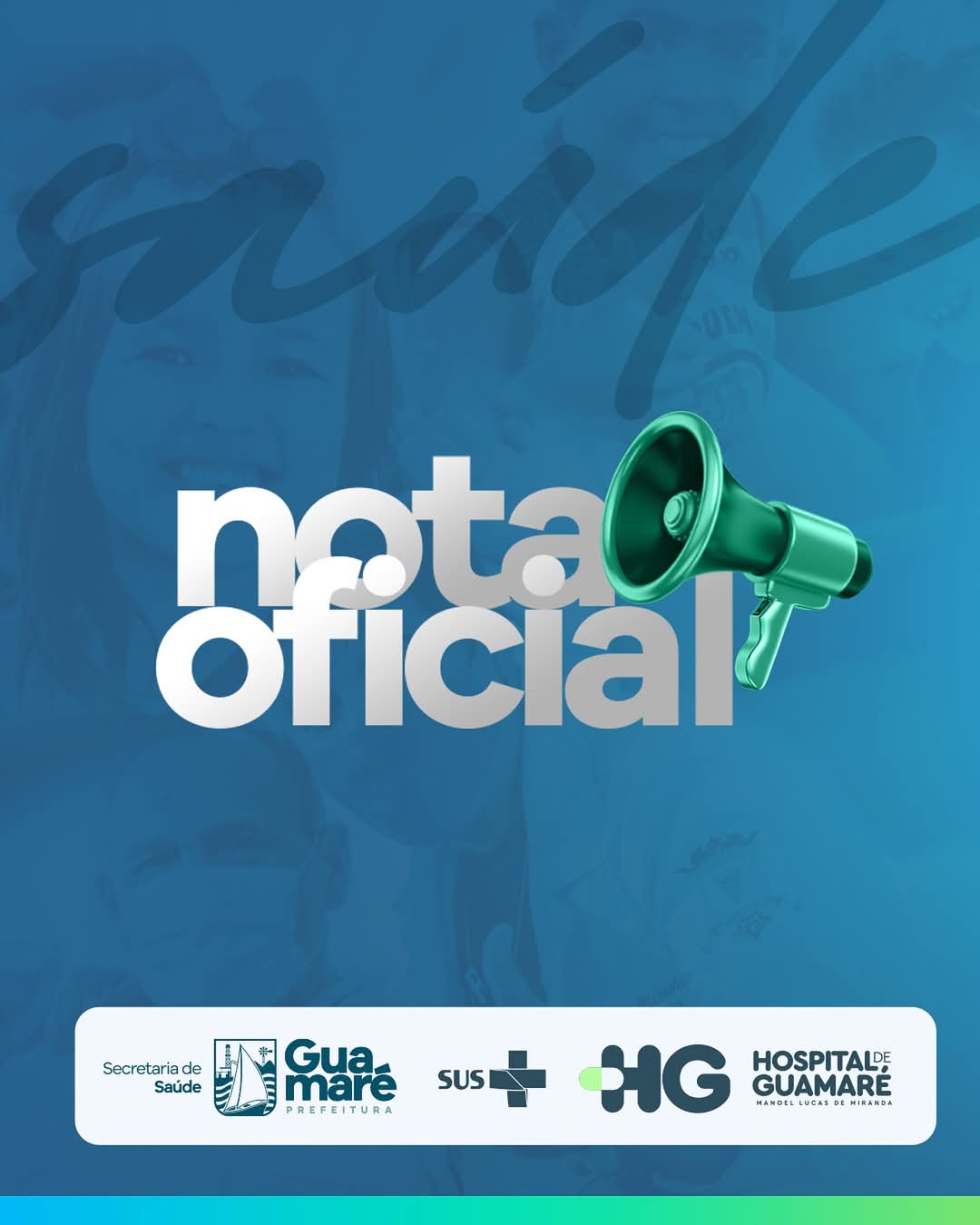 NOTA OFICIAL   O Hospital de Guamaré Manoel Lucas