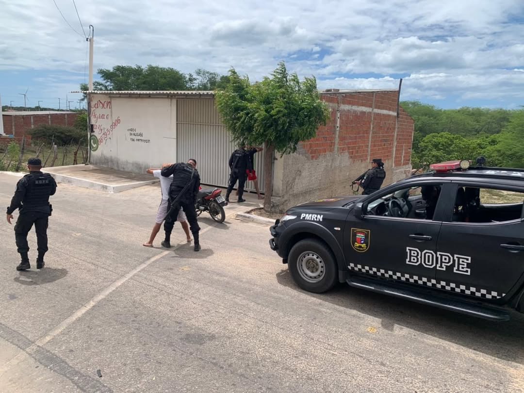 Guamaré e no distrito de Baixa do Meio, com reforço no patrulhamento