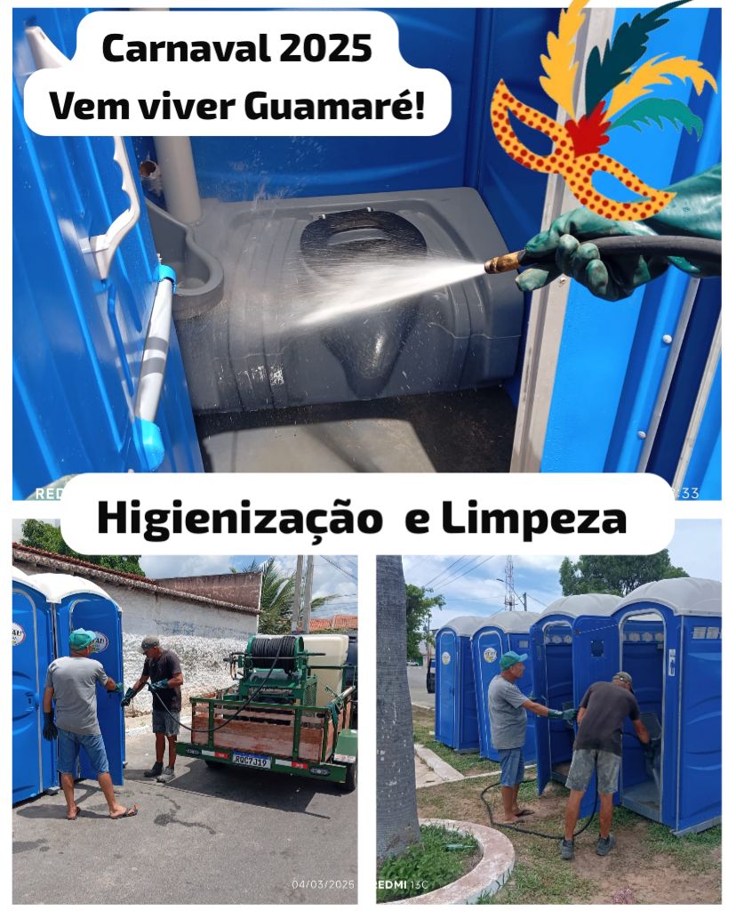 Equipe de Higienização e Limpeza garantindo sempre a melhor qualidade para os foliões.