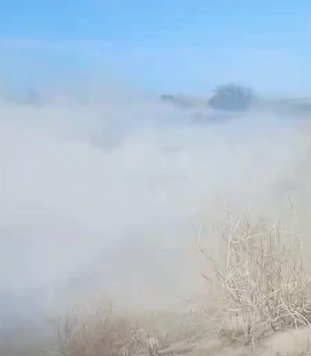 Queimada no lixão de Galinhos atinge Guamaré e preocupa moradores