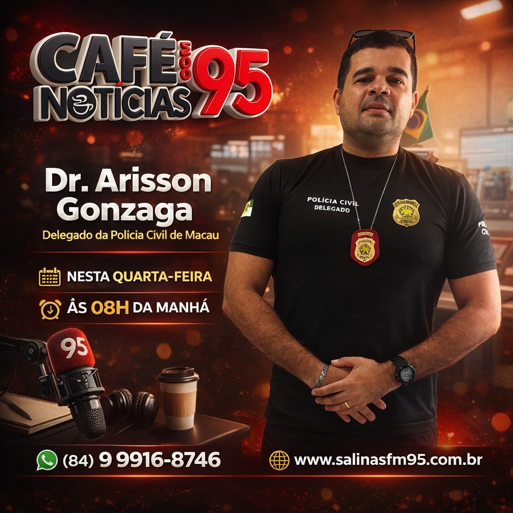 ​ENTREVISTA IMPERDÍVEL! Nesta quarta-feira, o Café com Notícias