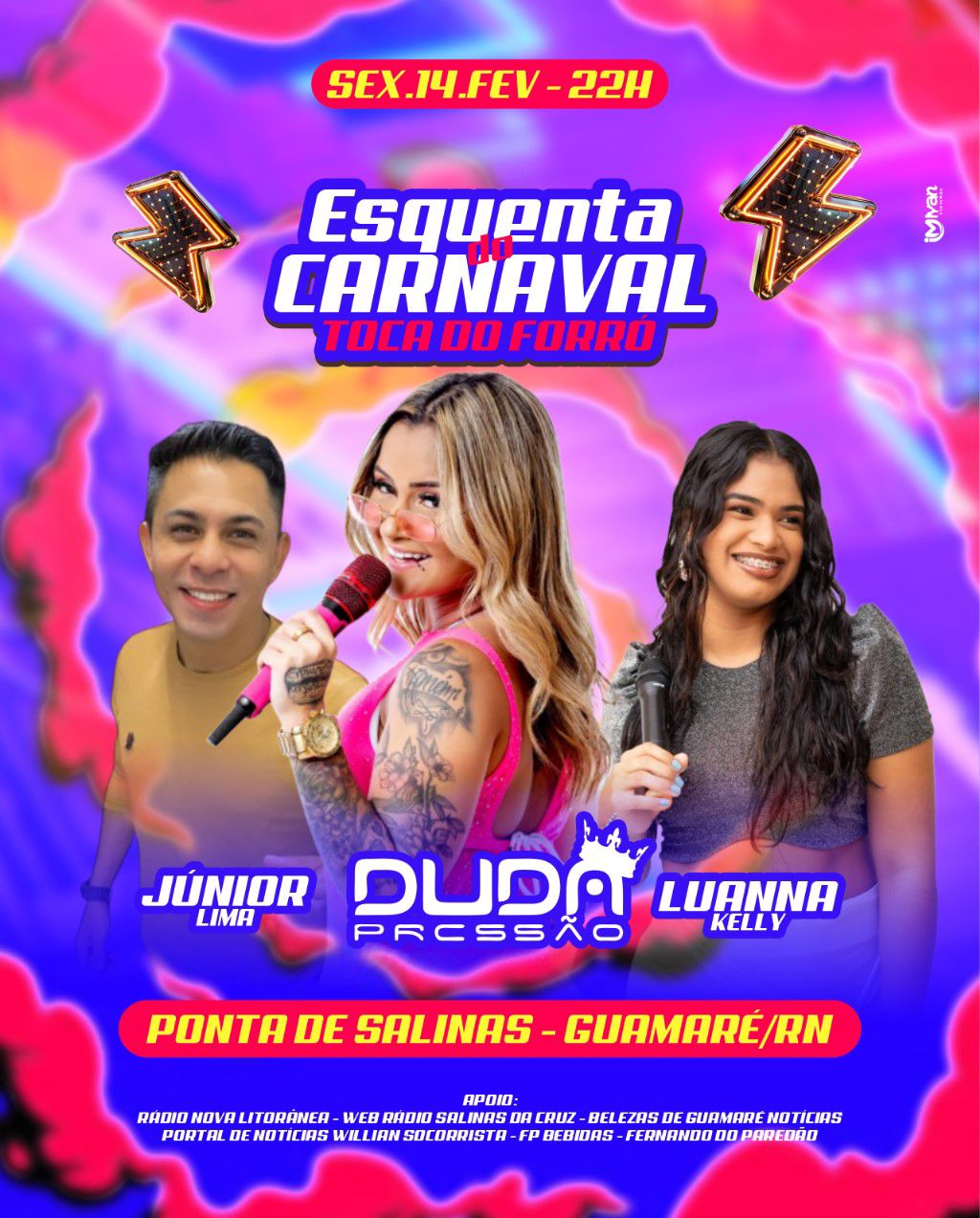 ESQUENTA DO CARNAVAL JÁ MAS VISTA É NA TOCA DO FORRÓ