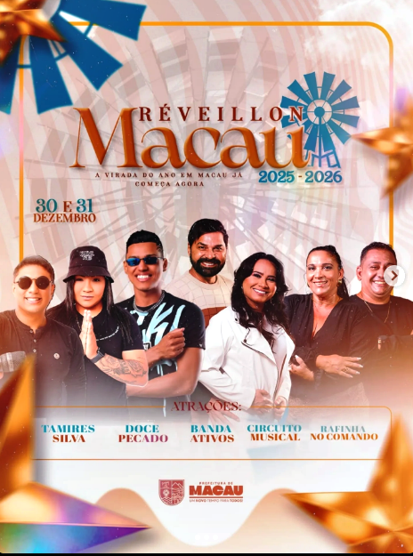 MACAU FESTEJARÁ REVEILLON COM DOIS DIAS DE FESTA; CIRCUITO MUSICAL SERÁ UMA DAS ATRAÇÕES