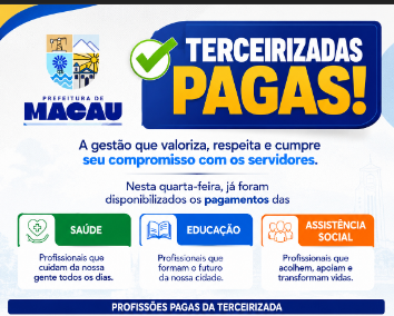 Macau mantém pagamentos em dia e reforça compromisso com todo servidor terceirizado