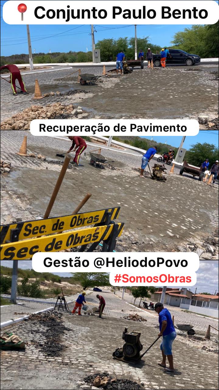 gestão helio do povo  aqui somos obras