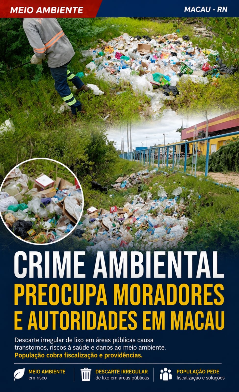 Crime ambiental preocupa moradores e autoridades em Macau