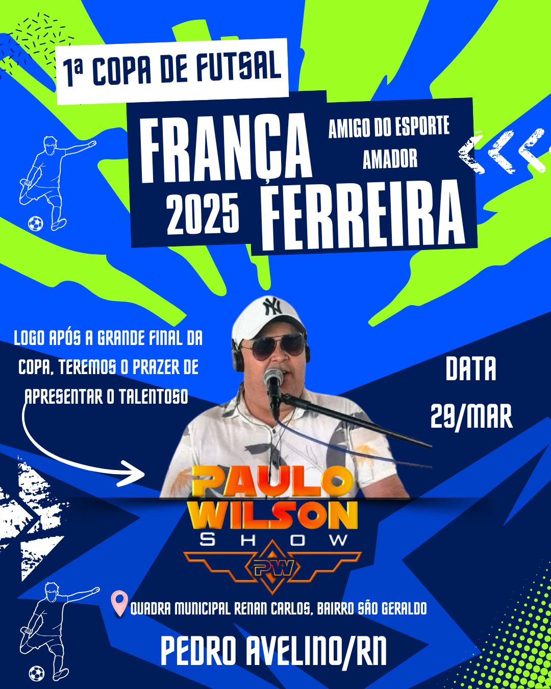 Vem aí a 1ª Copa de Futsal França Ferreira (o amigo do esporte amador