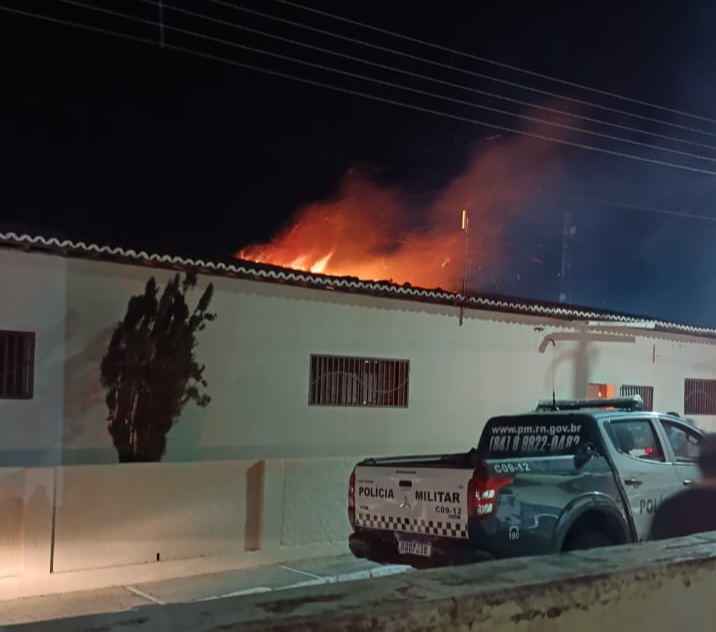 Lajes - RN: Incêndio atinge cômodo de residência
